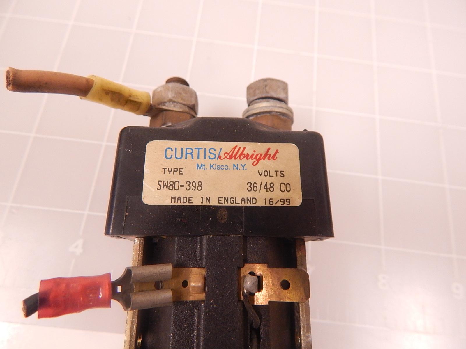 Curtis Albright SW80 398 Volt Coil Contactor Solenoid T84701 EBay